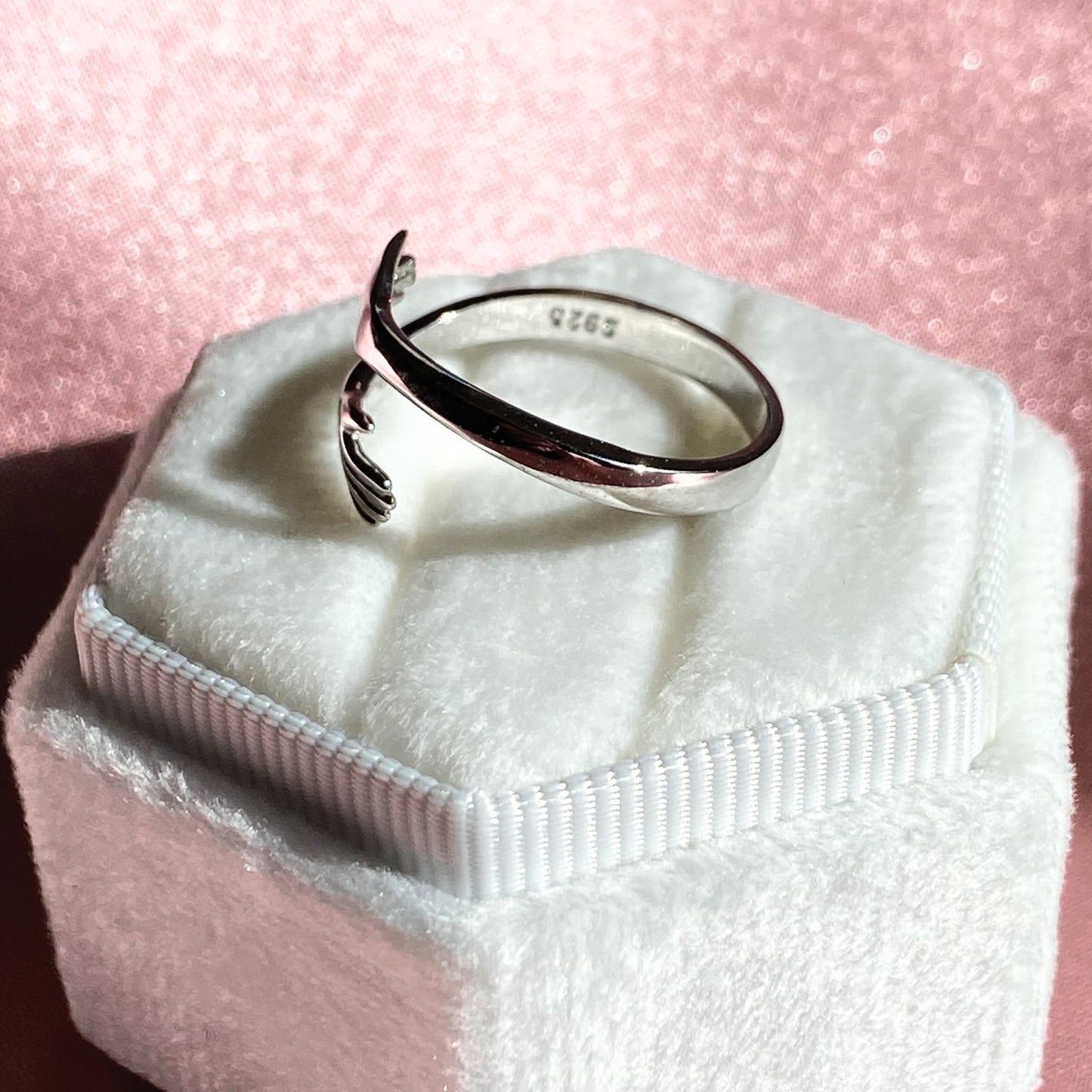 Anello Abbraccio in Argento Sterling