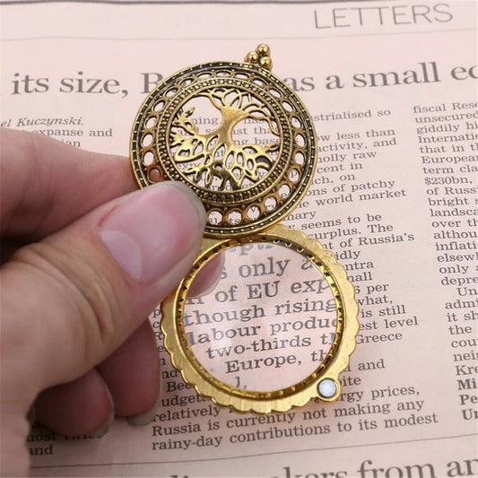 Collana Lente d'Ingrandimento Albero Vita